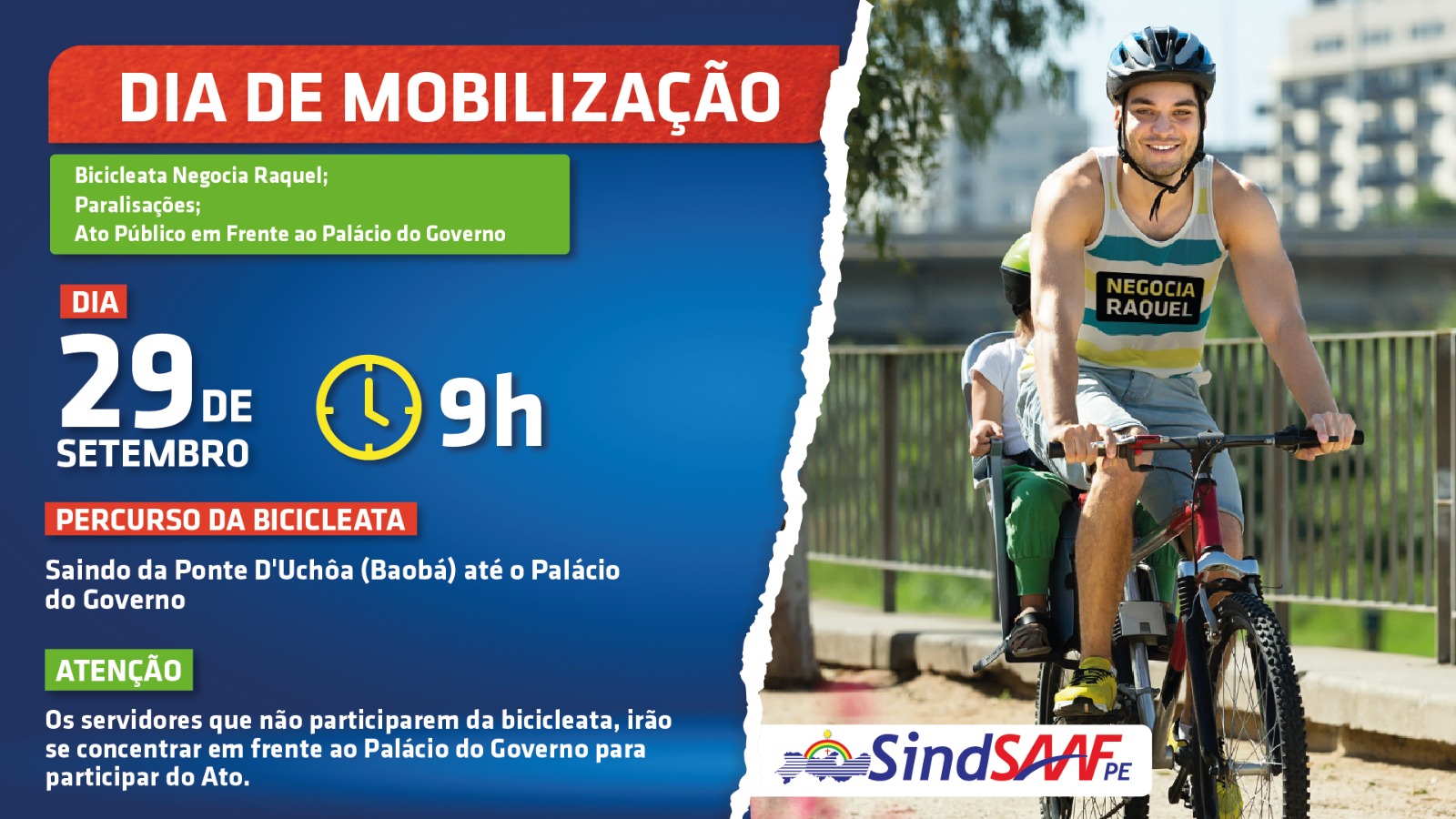 Fórum dos Servidores realizar bicicleata na campanha salarial 2023